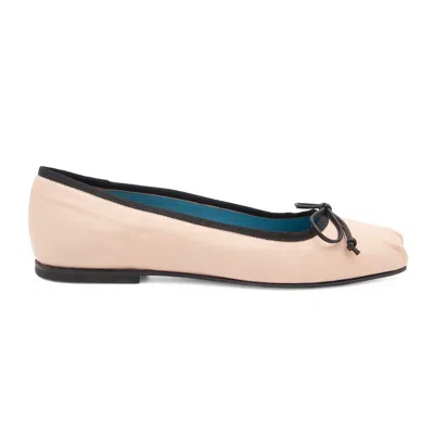Valentina Rangoni Women's Black / Pink / Purple Barbie Flat Bow Fard Parm /black In Black/pink/purple