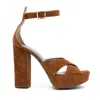 Valentina Rangoni Women's Brown Migliore Platform Cider Cashmere In Brown
