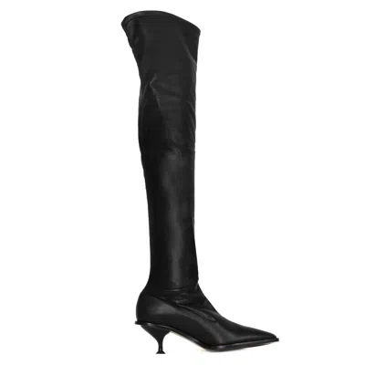 Valentina Rangoni Women's Dolores Tall Boot Black Harley Stretch