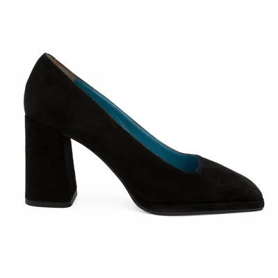 Valentina Rangoni Women's Larice Pump Black Camoscio