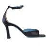 Valentina Rangoni Women's Lyvia Ankle Strap In Black Parmasoft In Black
