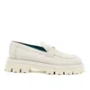 Valentina Rangoni Women's Neutrals / Grey / White Francesca Loafer Ivory Cashmer In Grey/white