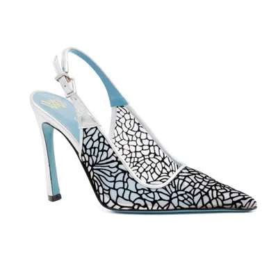 Valentina Rangoni Women's Neutrals Rugiada Sling Heel - Beige&silver In Multi