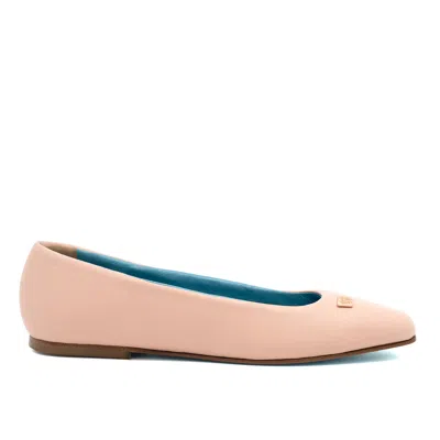 Valentina Rangoni Women's Pink / Purple Buccola Flat Rose Parmasoft In Pink/purple