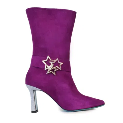 Valentina Rangoni Women's Pink / Purple Luiga Mid Bt W/orn Magenta Cash/bnco Nad In Pink/purple