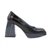 Valentina Rangoni Women's Prima Pump Black Vernice Sky In Black