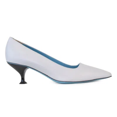 Valentina Rangoni Women's White Divina Pump Ice Parmasoft