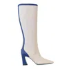 Valentina Rangoni Women's White Frama Tall Boot Foam/blue Parmasoft In White