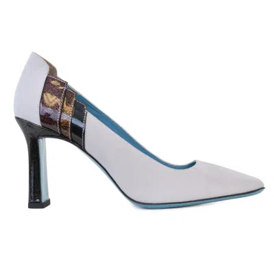 Valentina Rangoni Women's White Lorenzo Pump Ice Cashmere