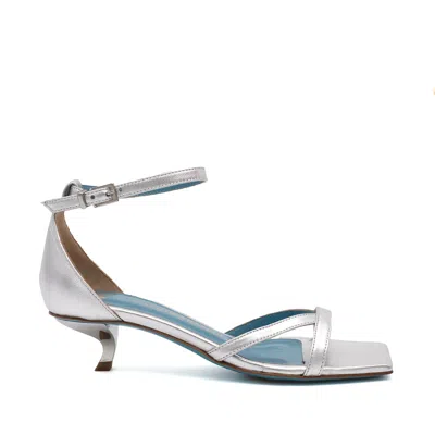 Valentina Rangoni Women's White / Silver Venus Ot Ankle Moon Etoile Este In White/silver