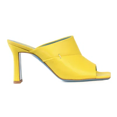 Valentina Rangoni Women's Yellow / Orange Lynet Slide In Sole Parmasoft In Yellow/orange