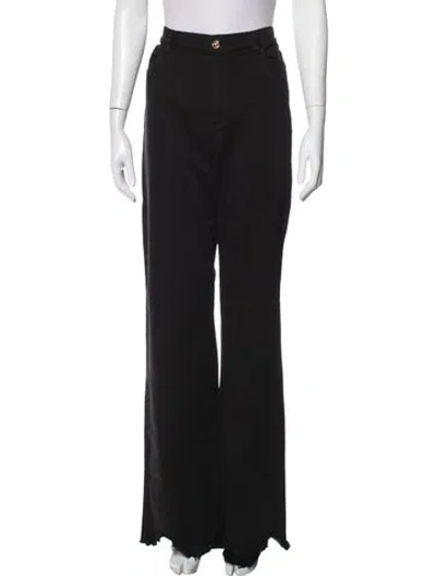 Pre-owned Valentina Shah Wide Leg Pants In Black