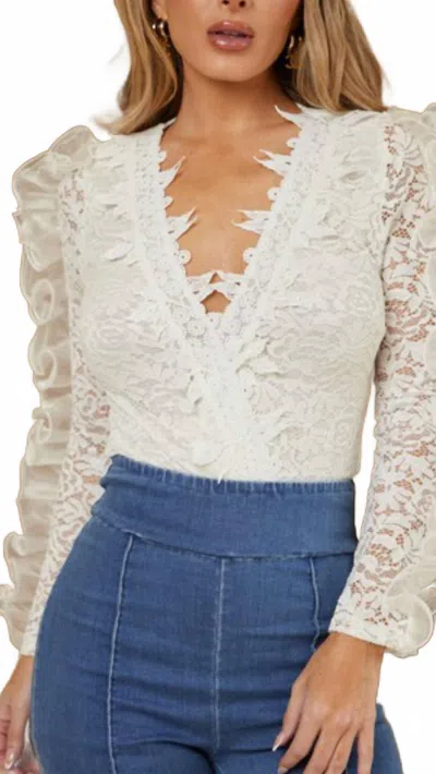 Valentine Lira Top In White