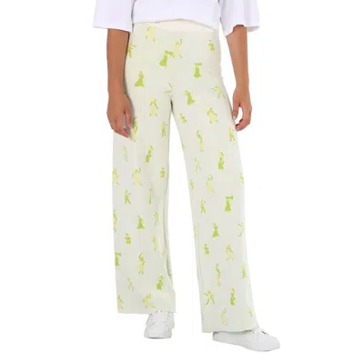 VALENTINE WITMEUR LAB LADIES OFF WHITE TANGOISH PANTS