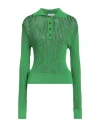 Valentine Witmeur Lab Woman Sweater Green Size Onesize Rayon, Nylon In Green