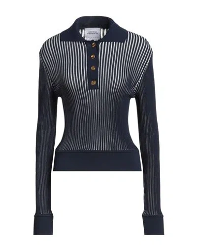 Valentine Witmeur Lab Woman Sweater Midnight Blue Size Onesize Viscose, Nylon