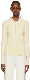 Valentine Witmeur Lab Yellow Drollish Sweater In White Yellow