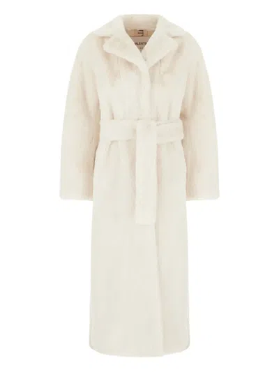 Valentini 1972 Belted Coat In Neutral