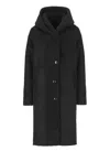Valentini 1972 Eco Montone Coat In Black