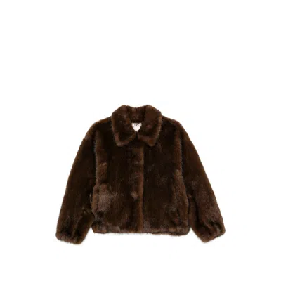 Valentini 1972 Coats In Brown