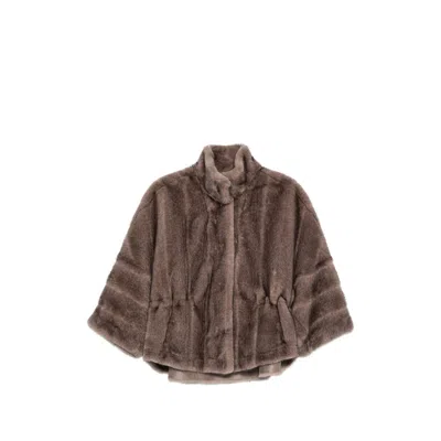 Valentini 1972 Coats In Brown