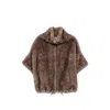 Valentini 1972 Long-sleeve Short-sleeve Jacket In Brown