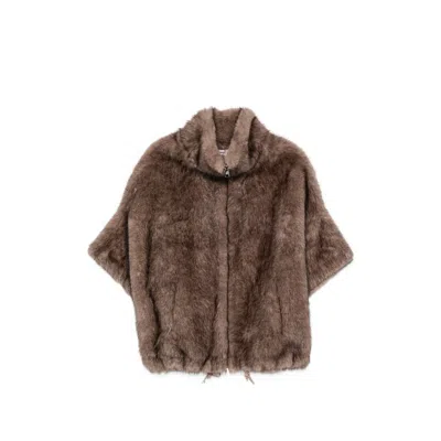 Valentini 1972 Coats In Brown