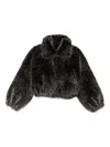 Valentini 1972 Cropped Jacket In Black