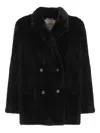 Valentini 1972 Double-breasted Coat In Black