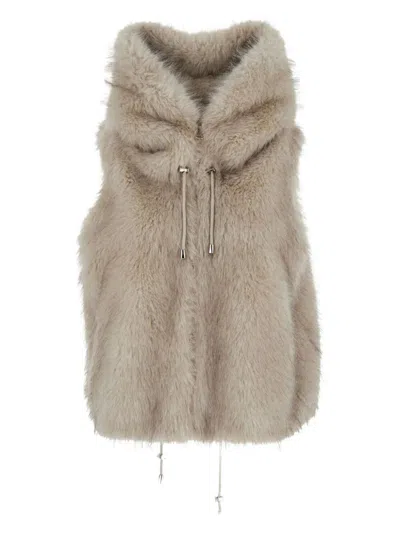 Valentini 1972 Eco Sable Gilet In Sand