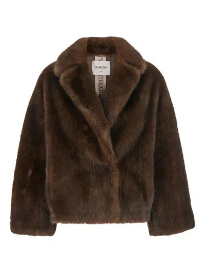 Valentini 1972 Eco Sable Jacket In Brown