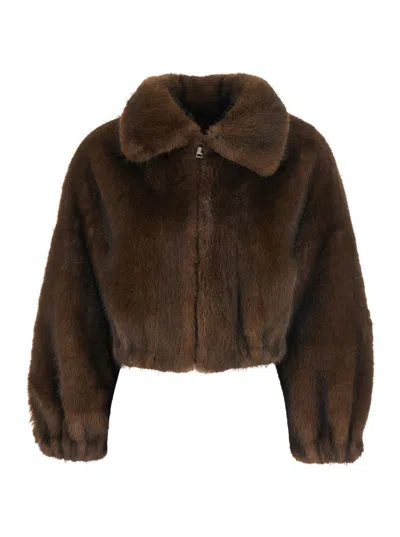 Valentini 1972 Eco Zibellino Bomber In Brown