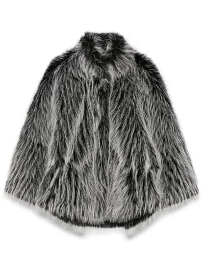 Valentini 1972 Faux-fur Jacket In Black