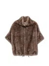 Valentini 1972 Long-sleeve Short-sleeve Jacket In Brown