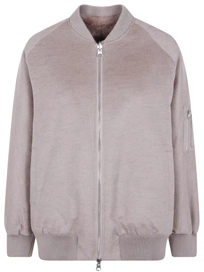 Valentini 1972 Reversible Bomber Jacket Reversable Bomber Jacket In Purple