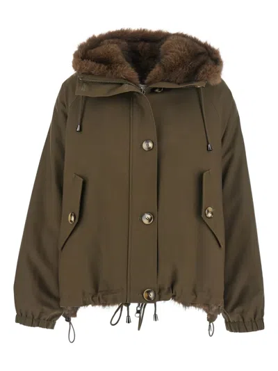 VALENTINI 1972 REVERSIBLE HOODED PARKA