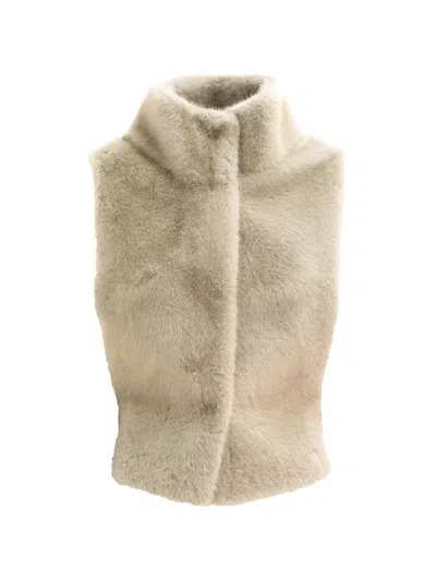 Valentini 1972 Side-buckle Gilet In Brown