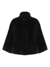 Valentini 1972 Snap-fastening Coat In Black