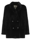 Valentini 1972 Synth Fur In Black