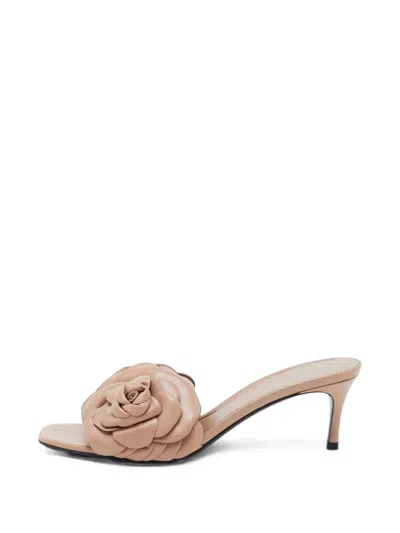 Pre-owned Valentino Garavani 03 Rose Edition Atelier Sandals In Neutrals