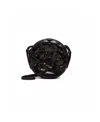 Valentino 03 Rose Edition Atelier Round Crossbody Bag In Black
