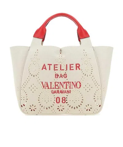Valentino Garavani 08 San Gallo Edition Atelier Tote In Nude