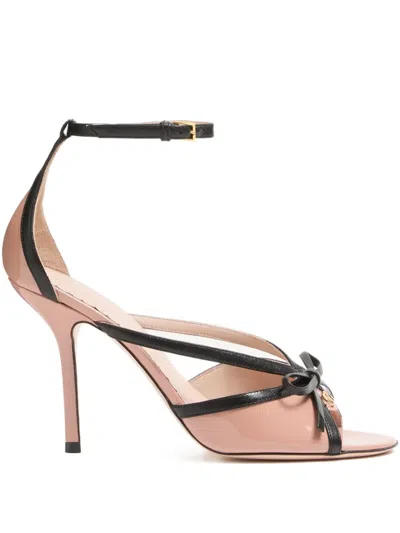Valentino Garavani 100mm Bepointy Sandals In Multi