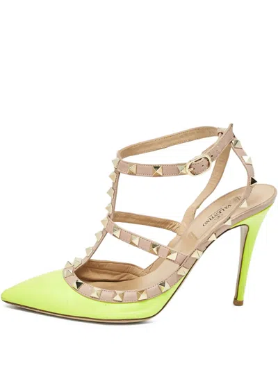 Pre-owned Valentino Garavani 100mm Leather Pumps