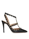 Valentino Rockstud 100 Slingback Pumps In Black