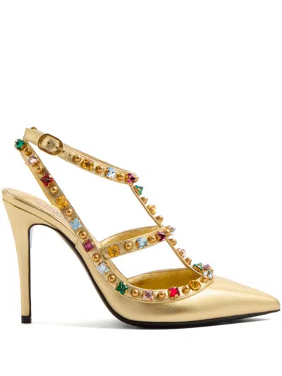 VALENTINO GARAVANI 100MM ROCKSTUD DÉCOLLETÉ PUMPS