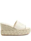 Valentino 100mm Vlogo Torchon Mules In White