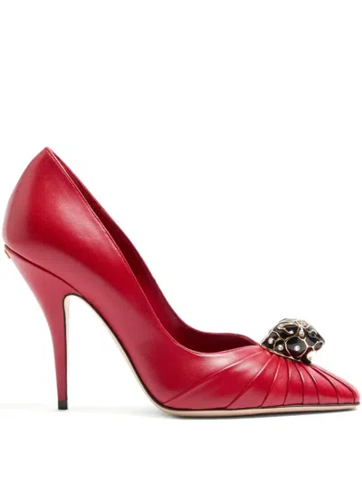VALENTINO GARAVANI 105MM PANTHEA PLEATED PUMPS