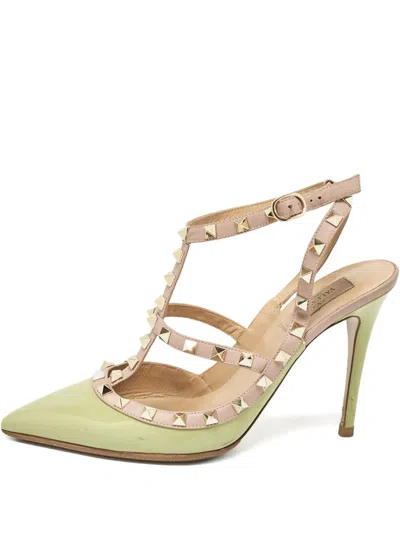 Pre-owned Valentino Garavani 105mm Rockstud Pumps