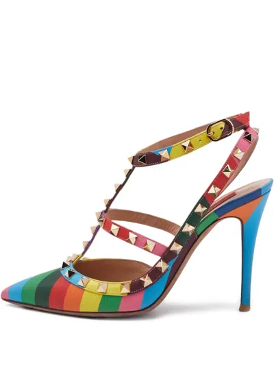 Pre-owned Valentino Garavani 110mm Leather Heeled Sandals